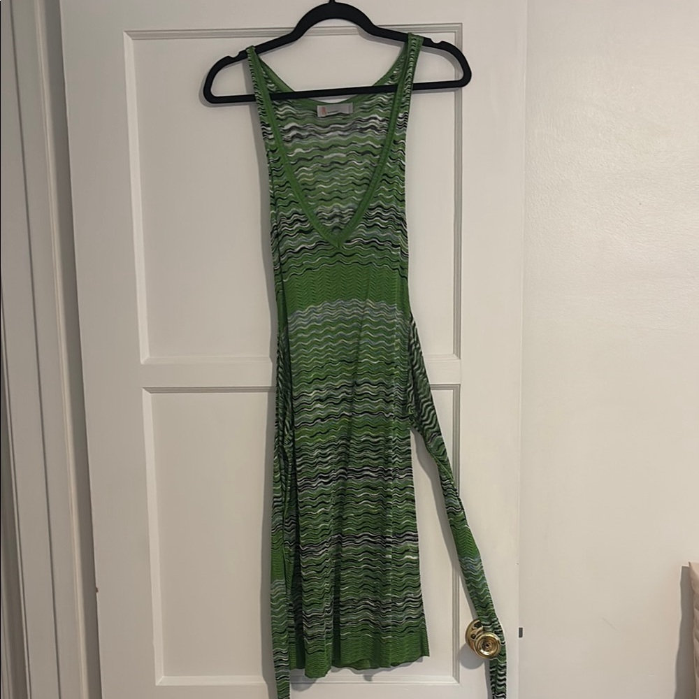 Missoni Green Patterned Women's Midi Dress